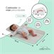 Cambiador bebé impermeable portátil 44 Rosa
