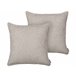 Beliani Cojín decorativo SENECIA 45x45 Beige