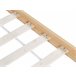 Beliani Cama con somier Madera de pino TOSSE 98x200 Blanco