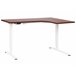 Beliani Escritorio ajustable DESTINES 160x109 Madera Oscura