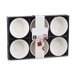 Set 6 cuencos porcelana aperitivo colección VESSIA Blanco