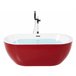 Beliani Bañera independiente NEVIS 75x150 Blanco