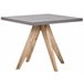 Beliani Conjunto de comedor OLBIA Gris Claro