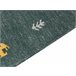 Beliani Alfombra de pelo corto CALTI 200x300 Verde Oscuro