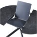 Mesa redonda extensible Onix 140x100 Negro