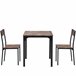 Conjunto de mesas y sillas de comedor 70x70 Conjunto de mesas y sillas de comedor 70x70 Marron