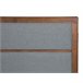 Beliani Cama con somier MDF POISSY 167x202 Gris