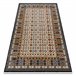 Alfombra KESHAN franjas Marco oriental 6428/53551 250x340 Marron