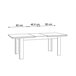 Mesa extensible PORTOFINO blanca Blanco