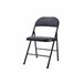 Conjunto 2 sillas plegables Ferrol Negro