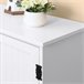 Alacena de Cocina MDF, Melamina de Madera HOMCOM, hogar - cocina Blanco