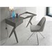 ANGEL CERDA Silla comedor giratoria acero Gris