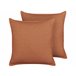 Beliani Cojín decorativo SAGINA 45x45 Naranja