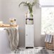 Pequeño mueble de almacenamiento Blanco