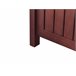 Beliani Banco Madera de acacia SOVANA Rojo