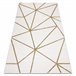 Alfombra EMERALD exclusivo 1013 glamour 120x170 Crema