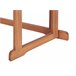 Beliani Mesa plegable TREIA Marron