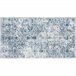 Alfombra de diseño vintage 60x110 Azul