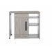Mesa de cocina extensible y giratoria BOSTON Roble Gris