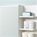 Armario de Baño con Espejo Melamina de Madera y Vidrio kleankin 60 Blanco