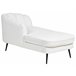 Beliani Chaise longue Bouclé ALLIER Beige