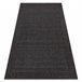 Alfombra MIMO 5000 sisal exterior marco 240x330 Negro