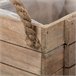 Cesto de madera con asas Marron