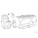 Beliani Conjunto de comedor CENTO Marron