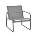 Beliani Conjunto longue Acero BARREA Gris