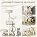 Árbol para Gatos Beige