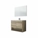 Bajo el armario efecto madera Beige