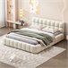 Cama, cama juvenil, cama doble, cama plana 150x213 Cama, cama juvenil, cama doble, cama plana 150x213 Beige