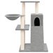 Árbol Para Gatos Gris Claro