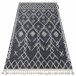 Alfombra BERBER TANGER B5940 Franjas Bereber Marroquí 140x190 Gris