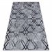 Alfombra lavable MIRO Geométrico enjerado 160x220 Gris