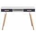 Beliani Escritorio FRISCO 120x45 Gris Oscuro