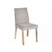 Beliani Silla de comedor PHOLA Gris Claro