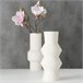 Jarrón decorativo SYBIL surtido 30cm marca BOLTZE  Blanco