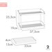 Pack 2 estanterías para especias c/dos alturas Max Home Blanco