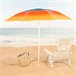Aktive Sombrilla de playa 8 varillas inclinable 180x180 Multicolor