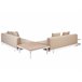 Beliani Conjunto de jardín Poliéster MISSANELLO Beige