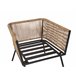 Beliani Conjunto bistro GARGANO Marron Claro