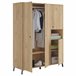 Armario Grande Industrial Clim 4 Puertas Madera Clara