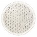 Alfombra BERBER SYLA B752 puntos Franjas Bereber Marroquí Shaggy 160x160 Crema