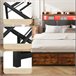 Cama, Cama de metal, 4 cajones, LED, Cama juvenil 182x217 Cama, Cama de metal, 4 cajones, LED, Cama juvenil 182x217 Negro