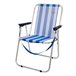 Silla plegable fija aluminio marinera Aktive Azul