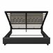Cama con almacenamiento 200x140 Negro