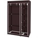 Armario Vestidor de Tela Con Puertas de Cremallera Nyana Home Marron