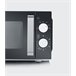 Microondas con temporizador de 20 L. SEVERIN, MW 7761, 800 W Negro