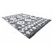 Alfombra ECO sisal BOHO MOROC Etno Zigzag 22319 franjas 117x170 Gris